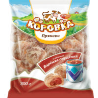 Пряники Коровка с начинкой Вареная сгущенка 1 шт