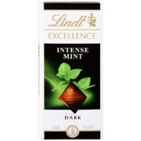 Шоколад темный Lindt Excellence со вкусом мяты, 100г. 1 шт