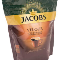 Кофе Jacobs Monarch Velour нежная пенка натуральный растворимый 70г 1 шт