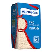 Рис Мистраль Кубань круглозерный белый 900 г 1 шт