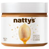 Паста Nattys Crunchy арахисовая с кусочками арахиса и медом 325 г 1 шт