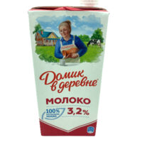 Молоко 3.2% Домик в Деревне 0.95л БЗМЖ 1 шт
