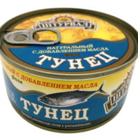 Тунец натуральный в масле Штурвал 185г 1 шт
