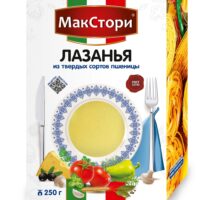 Лапша Макстори Лазанья из твердых сортов пшеницы 250г 1 шт