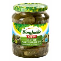 Огурцы Bonduelle маринованные 680 г 1 шт