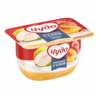 Десерт творожный Чудо груша-персик 100 г 1 шт