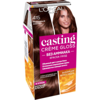 Стойкая краска-уход для волос Casting Creme Gloss без аммиака, оттенок 415, Морозный каштан 1 шт
