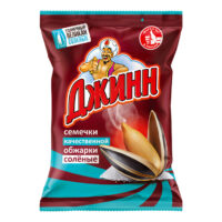 Семечки подсолнечные Джинн Солнечный великан соленые 100 г 1 шт