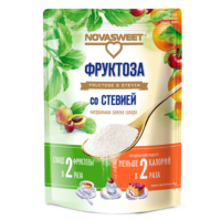 Фруктоза Novasweet со стевией 250 г 1 шт