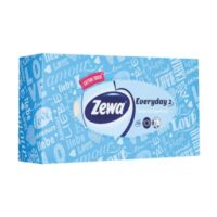 Салфетки бумажные косметические в коробке Zewa двухслойные 100 шт. 1 шт