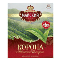 Чай черный Майский Корона Российской Империи в пакетиках 2 г х 100 шт 1 шт