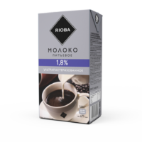 Молоко Rioba 1,8%, 0,973мл БЗМЖ 1 шт
