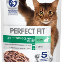 Влажный корм Perfect Fit с индейкой для стерилизованных котов и кошек 75 г 1 шт