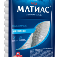 Сельдь Матиас Оригинал в масле филе 500 г 1 шт