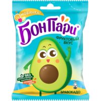 Мармелад Бон Пари Бравокадо жевательный фигурный со вкусом фруктов 100 г 1 шт
