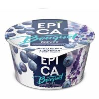 Йогурт Epica Bouquet голубика-лаванда 4,8% 130 г бзмж 1 шт