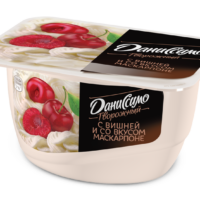 Продукт творожный Даниссимо с вишней и со вкусом маскарпоне 5.6% 130г БЗМЖ 1 шт