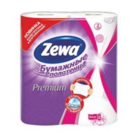 Полотенца бумажные Zewa Premium Decor двухслойные с тиснением и рисунком 2шт, упак 1 шт