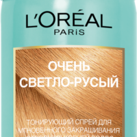 Спрей тонирующий для мгновенного закрашивания отросших корней L'OREAL Magic Retouch Очень светло-русый, 75мл 1 шт