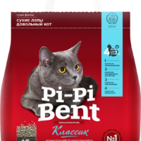 Наполнитель бентонитовый для кошачьего туалета PI-PI-BENT комкующийся, 5кг 1 шт