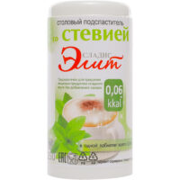 Столовый подсластитель Сладис элит со стевией 150т 1 шт
