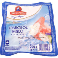 Мясо крабовое Santa Bremor в вакуумной упаковке 200 г 1 шт