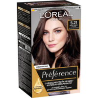 Стойкая краска для волос L'Oreal Paris Preference, оттенок 5.21, Нотр-Дам 1 шт