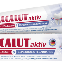 Зубная паста Lacalut aktiv защита десен и бережное отбеливание 75 мл 1 шт