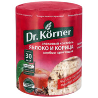 Хлебцы Злаковый коктейль яблочные с корицей 90г 1 шт
