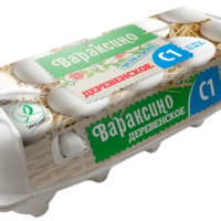 Яйцо куриное Вараксино деревенское С1 10шт 1 шт