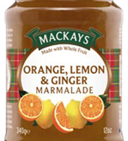 Мармелад Mackays из апельсина лимона и имбиря 340 г 1 шт