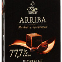 Шоколад O'Zera Gourmet 77,7% горький Arriba 90г 1 шт