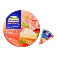 Плавленый сыр Hochland с ветчиной 50% БЗМЖ 8 порций 140 г 1 шт
