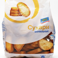 Сухари Aro ванильные, 500г 1 шт