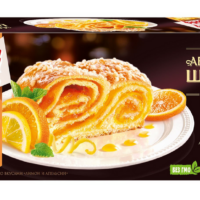 Пирог Сдобная особа Черемушки Австрийский штрудель вкус лимон и апельсин 400г 1 шт