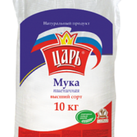 Мука Царь пшеничная высший сорт 10 кг 1 шт