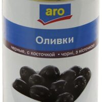 Оливки черные Aro с косточкой 1 шт