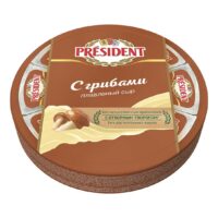 Плавленый сыр President с грибами 45% 140 г 1 шт
