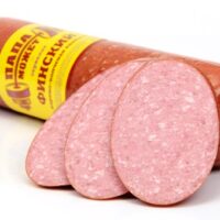 Колбаса Папа может Сервелат Финский варено-копченая 840 г 1 шт