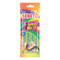Мармелад Bebeto Super Belts со вкусом тутти-фрутти жевательный 75 г 1 шт