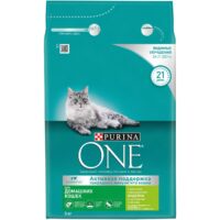 Корм Purina One для кошек с индейкой и цельными злаками 3 кг 1 шт