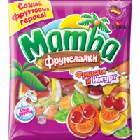 Мармелад Mamba Фрукты и Йогурт 72 г 1 шт