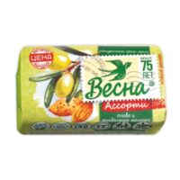 Крем-мыло Весна Олива и миндальное молочко 90г 1 шт