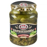 Корнишоны Скатерть Самобранка 3-6см 0.68кг 1 шт