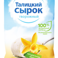 Сырок творожный ТАЛИЦКИЙ с сахаром и ванилином 8%, без змж, 100г 1 шт