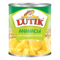 Ананасы Lutik кусочки в сиропе 850 г 1 шт