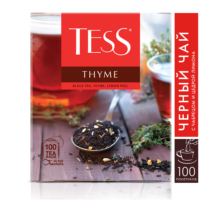 Чай черный Tess Thyme с ароматом лимона и чабреца в пакетиках 1,5 г 100 шт 1 шт
