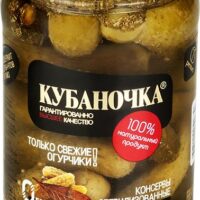 Огурцы Кубаночка деликатесные маринованные 1 шт