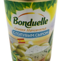 Оливки Bonduelle мансанилья с голуб сыром 0.3кг 1 шт