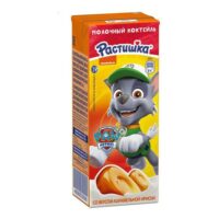 Молочный коктейль Растишка ультрапастеризованный со вкусом карамельной ириски 2% с 3 лет 210 г 1 шт